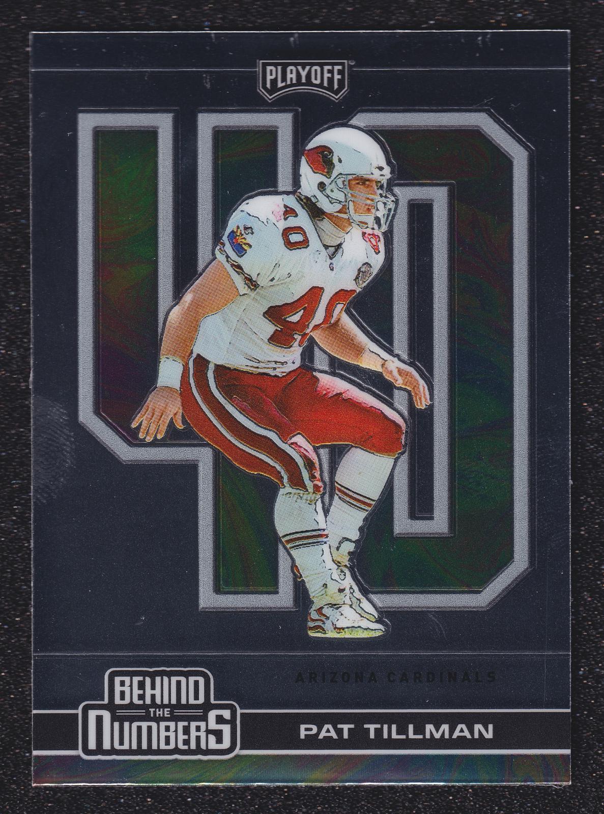 Pat Tillman #BTN-3 2020 Panini Playoff Football Behind the Numbers