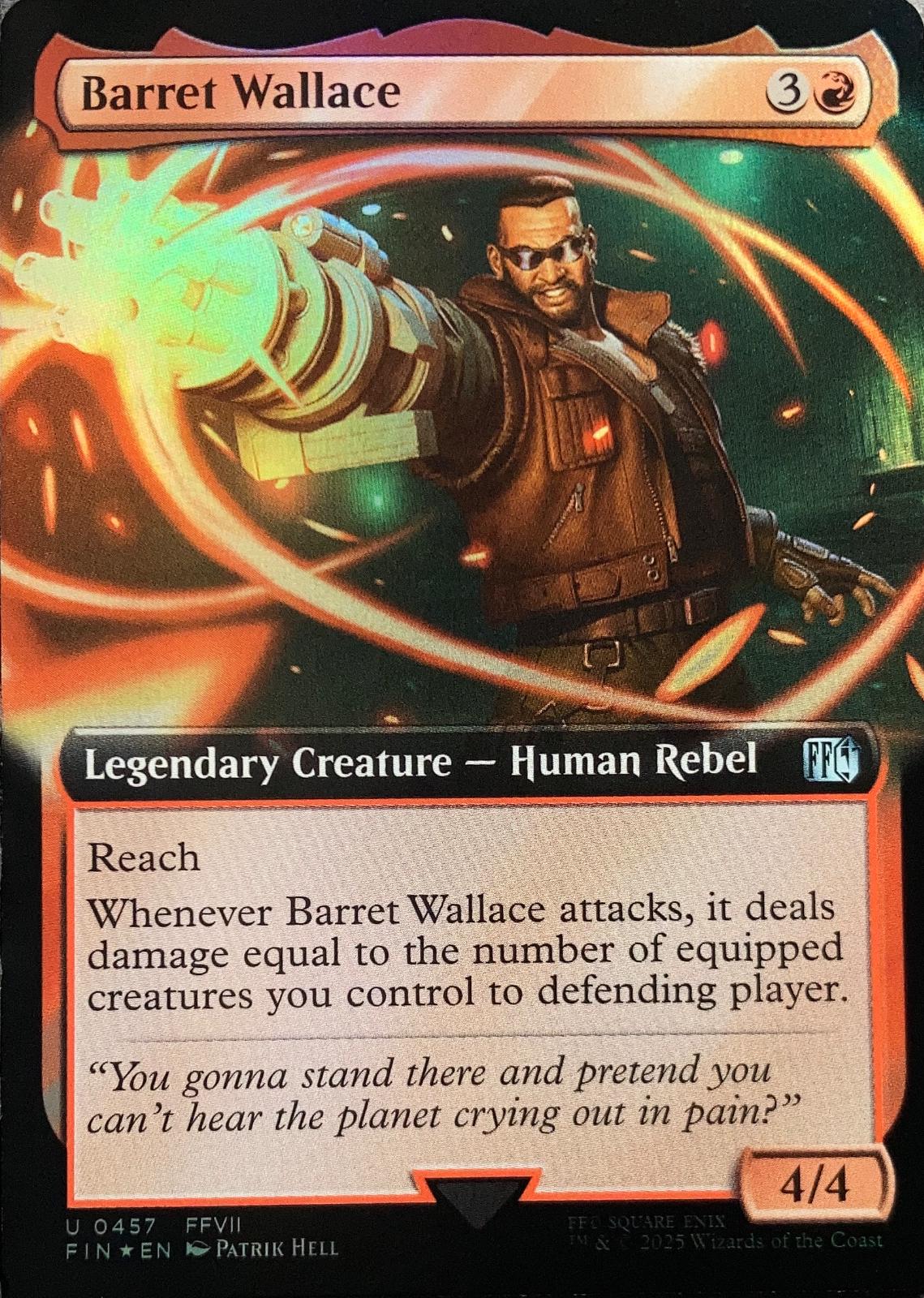 barret mtg card Barret, Avalanche Leader [FINAL FANTASY Commander] main image 1