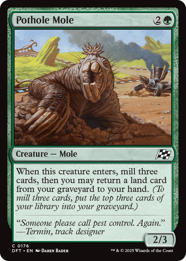 Pothole Mole [Foil] condition prices