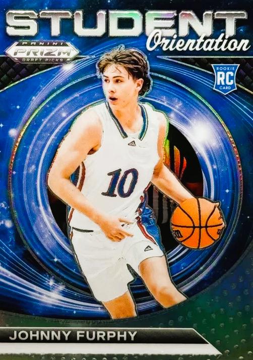 Johnny Furphy #24 Basketball Cards 2024 Prizm Draft Picks Student Orientation