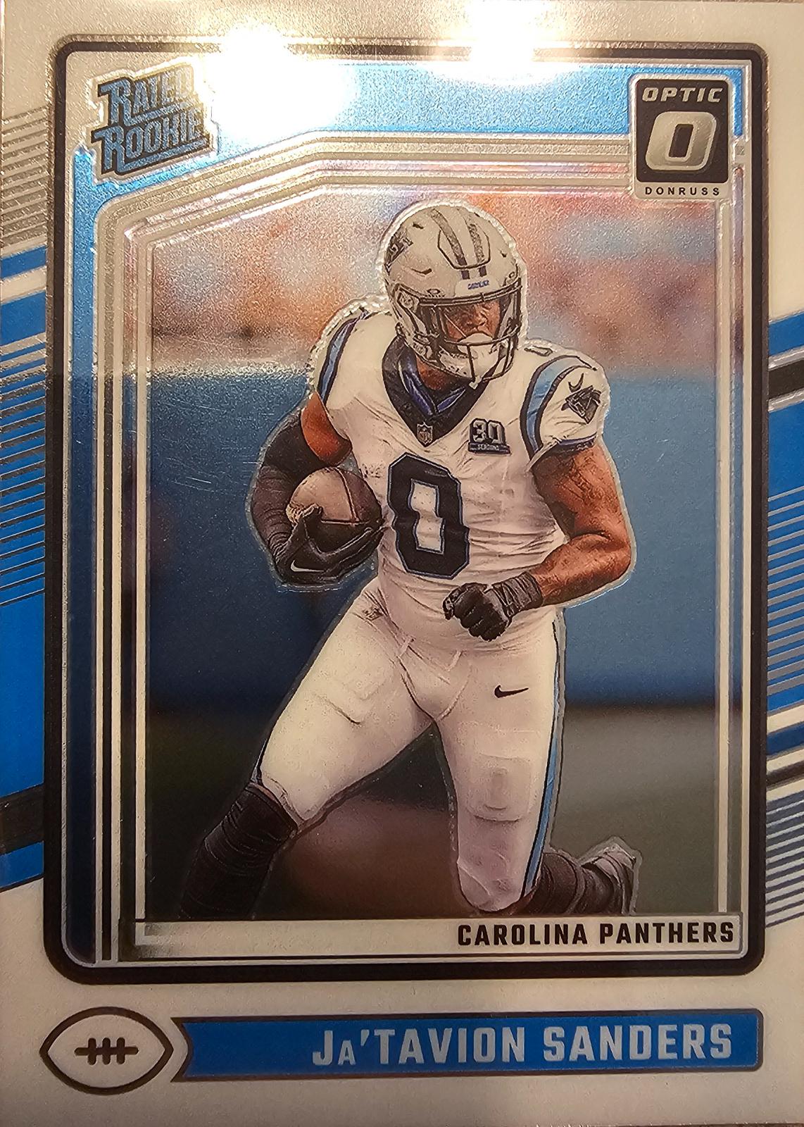 Ja'Tavion Sanders #244 Football Cards 2024 Panini Donruss Optic