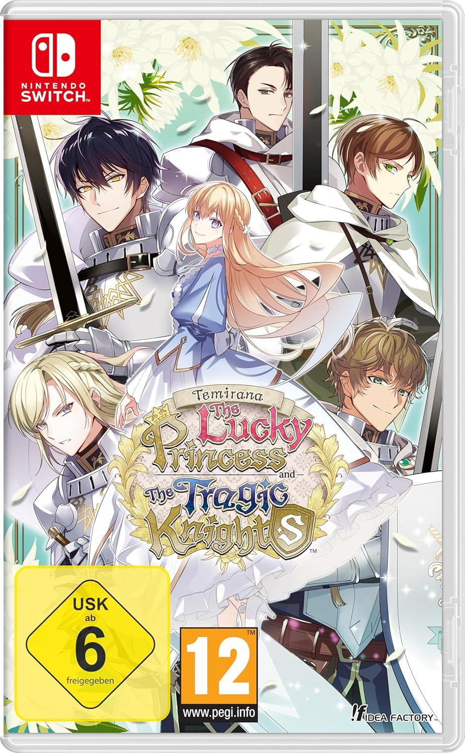 Carátula de Temirana: The Lucky Princess And The Tragic Knights para Switch (edición PAL España)