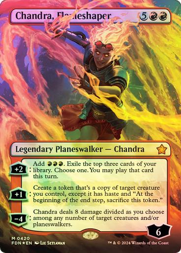 Chandra, Flameshaper [Foil] (Magic Foundations)