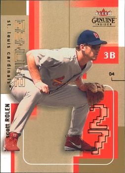 Scott Rolen #40 2004 Fleer Genuine Insider Baseball