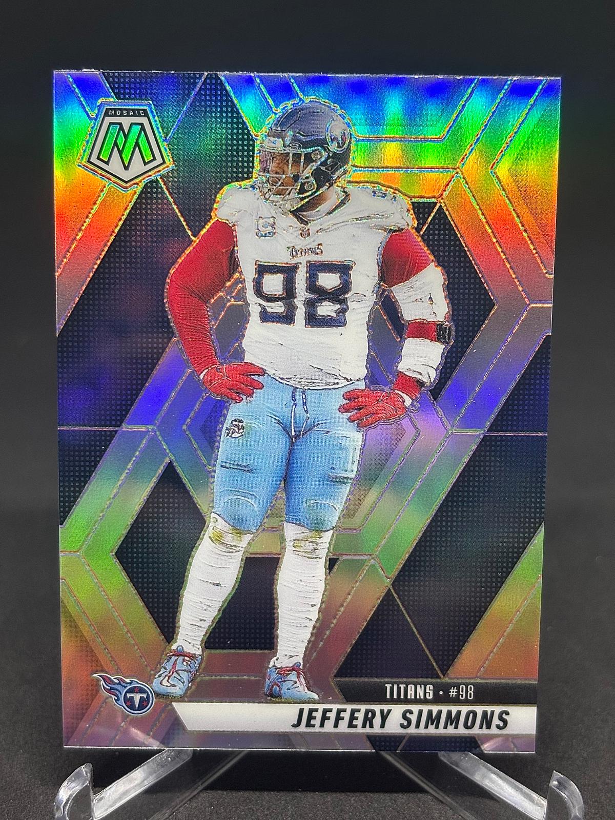 Jeffery Simmons [Silver] #81 Prices | 2025 Panini Mosaic