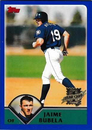 Jaime Bubela #306 Baseball Cards 2003 Topps