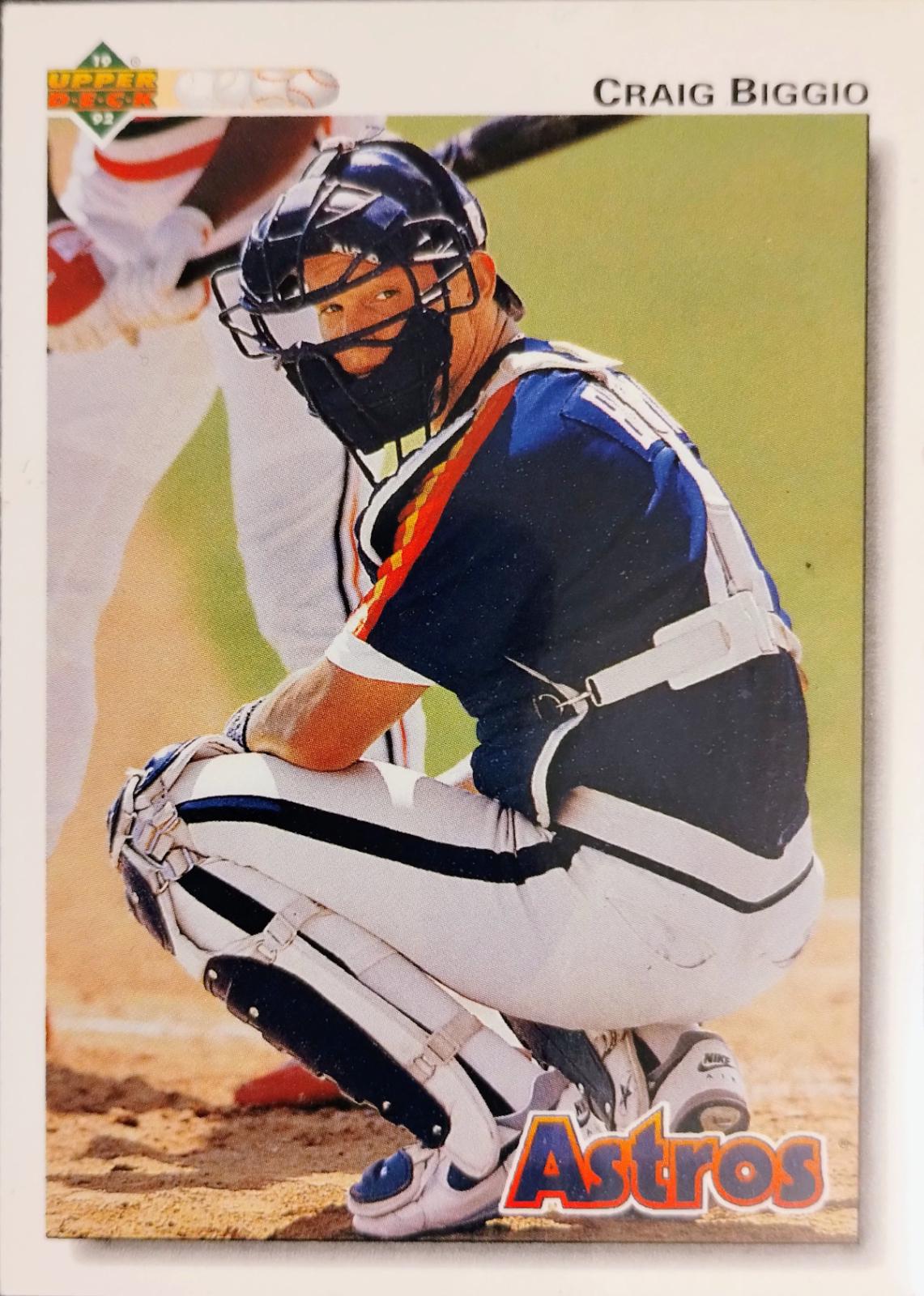 Craig Biggio #162 Baseball Cards 1992 Upper Deck