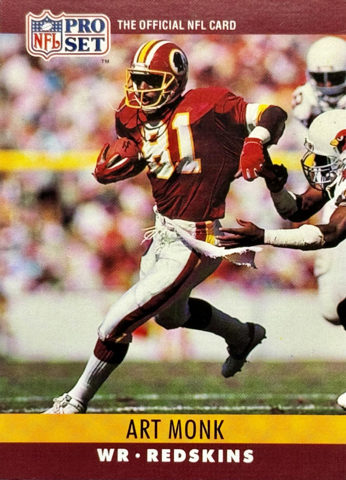 Art Monk #328 1990 Pro Set Football