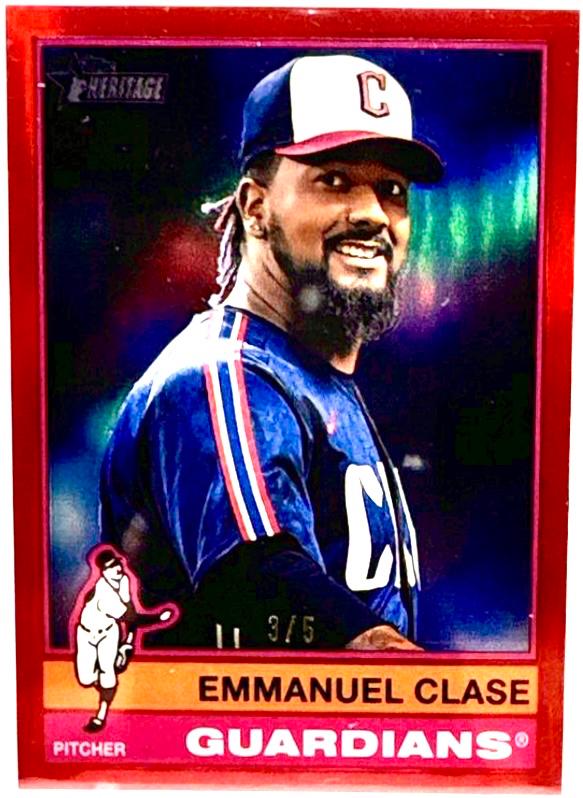 Emmanuel Clase [Red Chrome Variation] #120