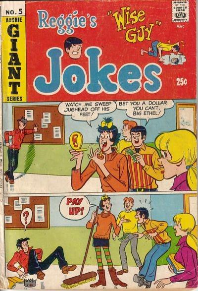 Reggie's Wise Guy Jokes #5 (1969) Comic Books Reggie's Wise Guy Jokes
