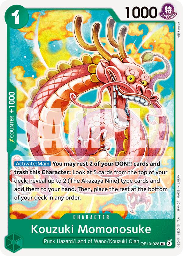 Kouzuki Momonosuke OP10-028 One Piece Royal Blood