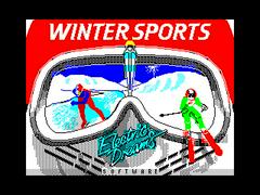 Loding Screen | Winter Sports ZX Spectrum