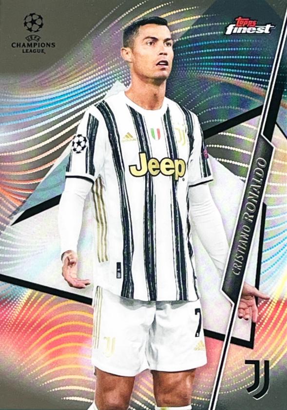 Cristiano Ronaldo #1 Soccer Cards 2020 Topps Finest UEFA Champions League
