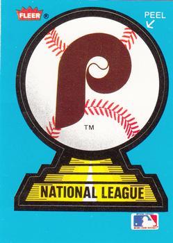 Philadelphia Phillies Baseball Cards 1987 Fleer Team Stickers