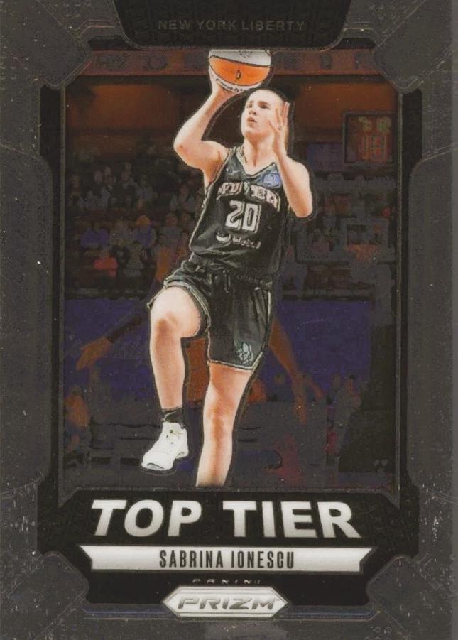 Sabrina Ionescu #14 Basketball Cards 2024 Panini Prizm WNBA Top Tier