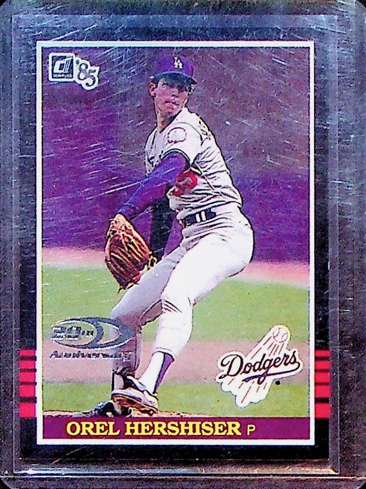 Orel Hershiser #RR9 Baseball Cards 2001 Donruss Rookie Reprint