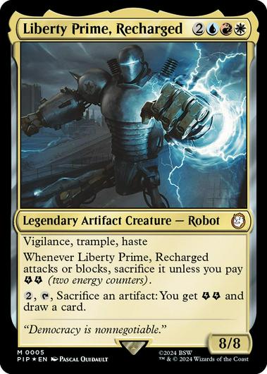 Liberty Prime, Recharged #5 Cover Art