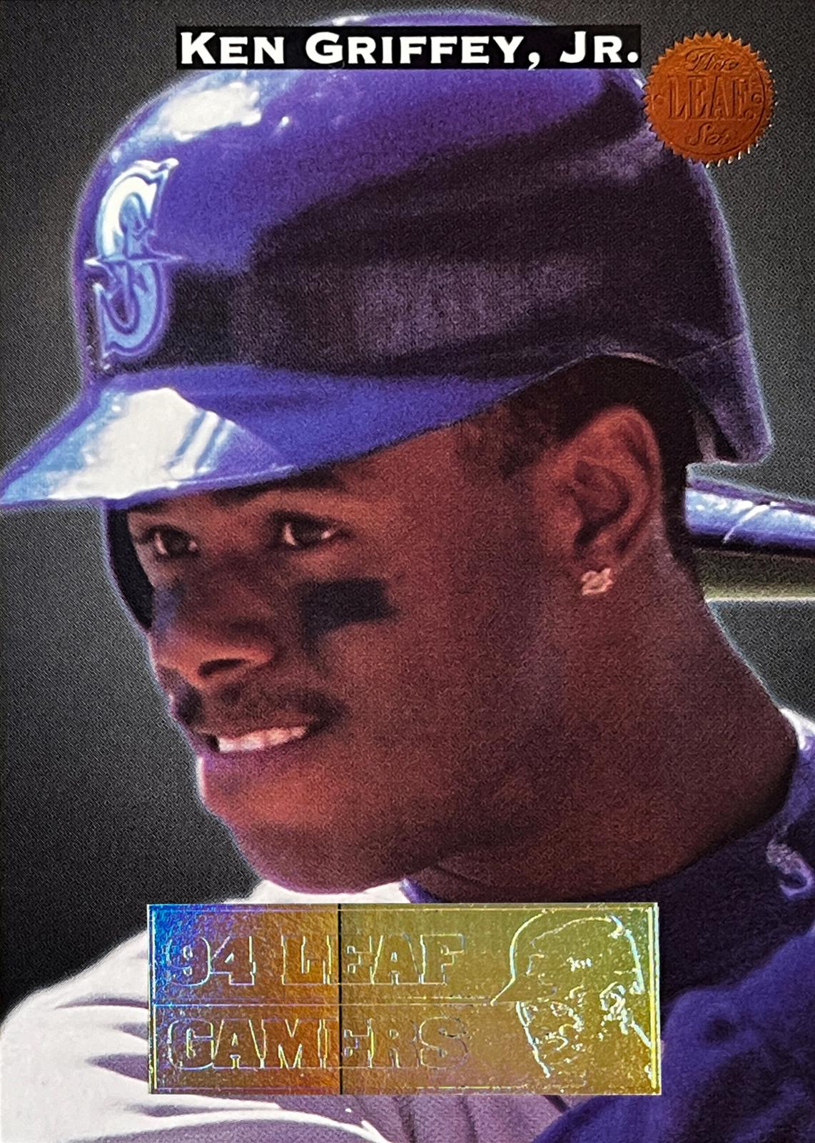Ken Griffey Jr #1 Baseball Cards 1994 Leaf Gamers