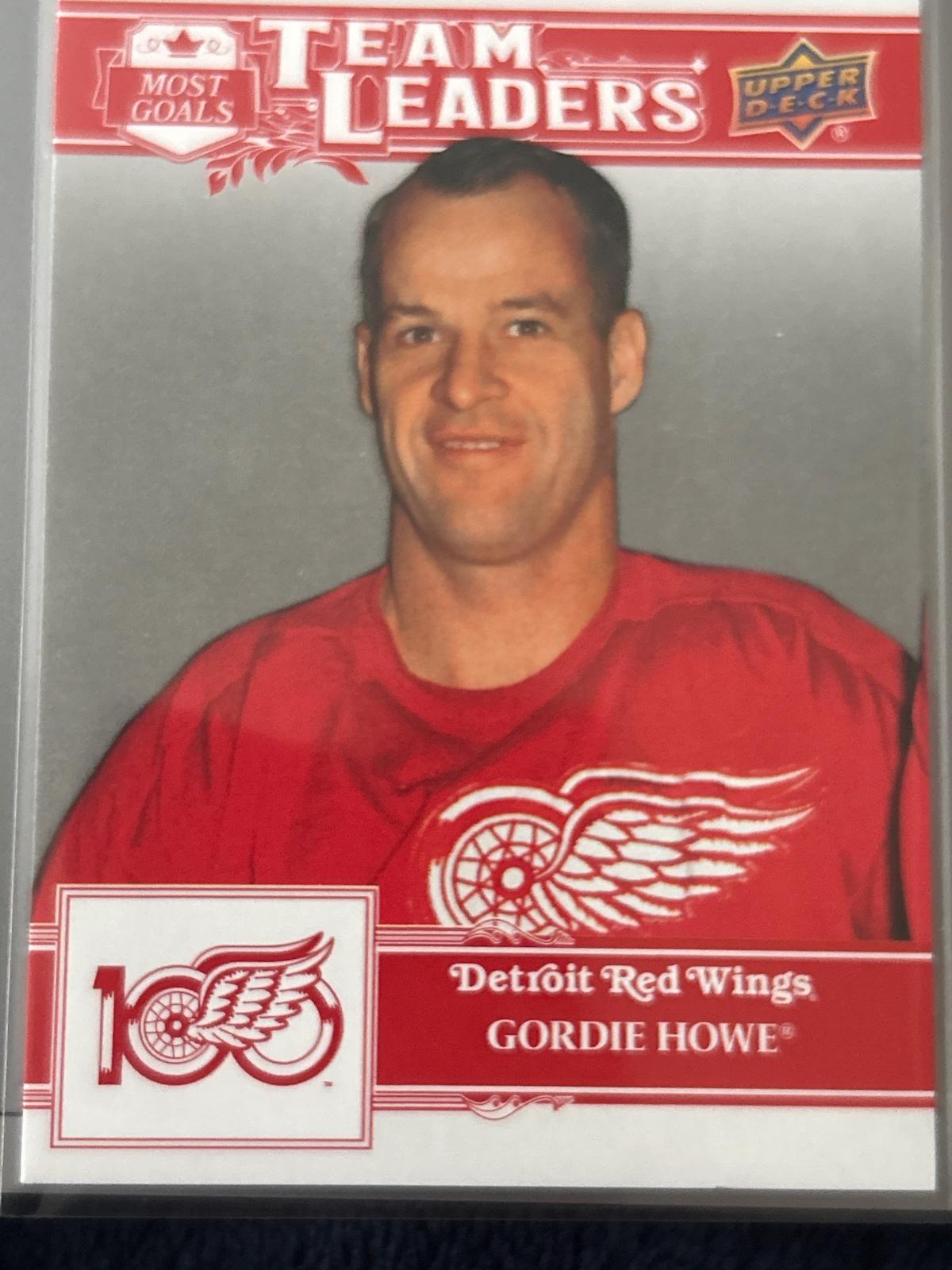 Gordie Howe #181 2025 Upper Deck Detroit Red Wings Centennial Hockey