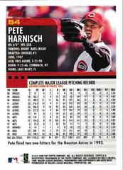 Back Of Card | Pete Harnisch Baseball Cards 2000 Topps