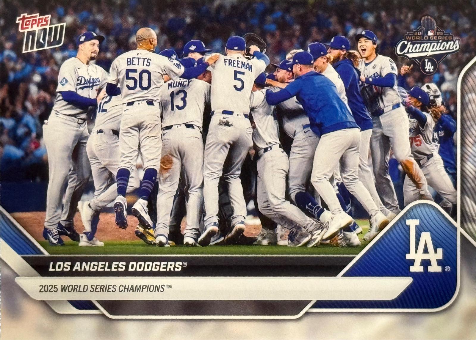 Los Angeles Dodgers #WS-15 Prices | 2025 Topps Now World Series