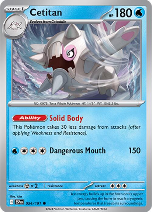 Cetitan #54 Pokemon Surging Sparks