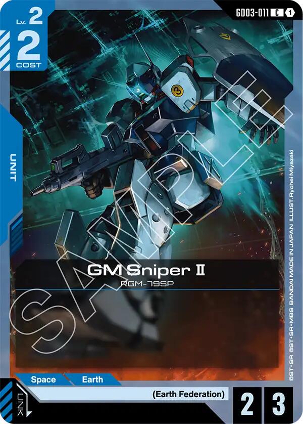 GM Sniper II #GD03-011 Prices | Gundam Steel Requiem