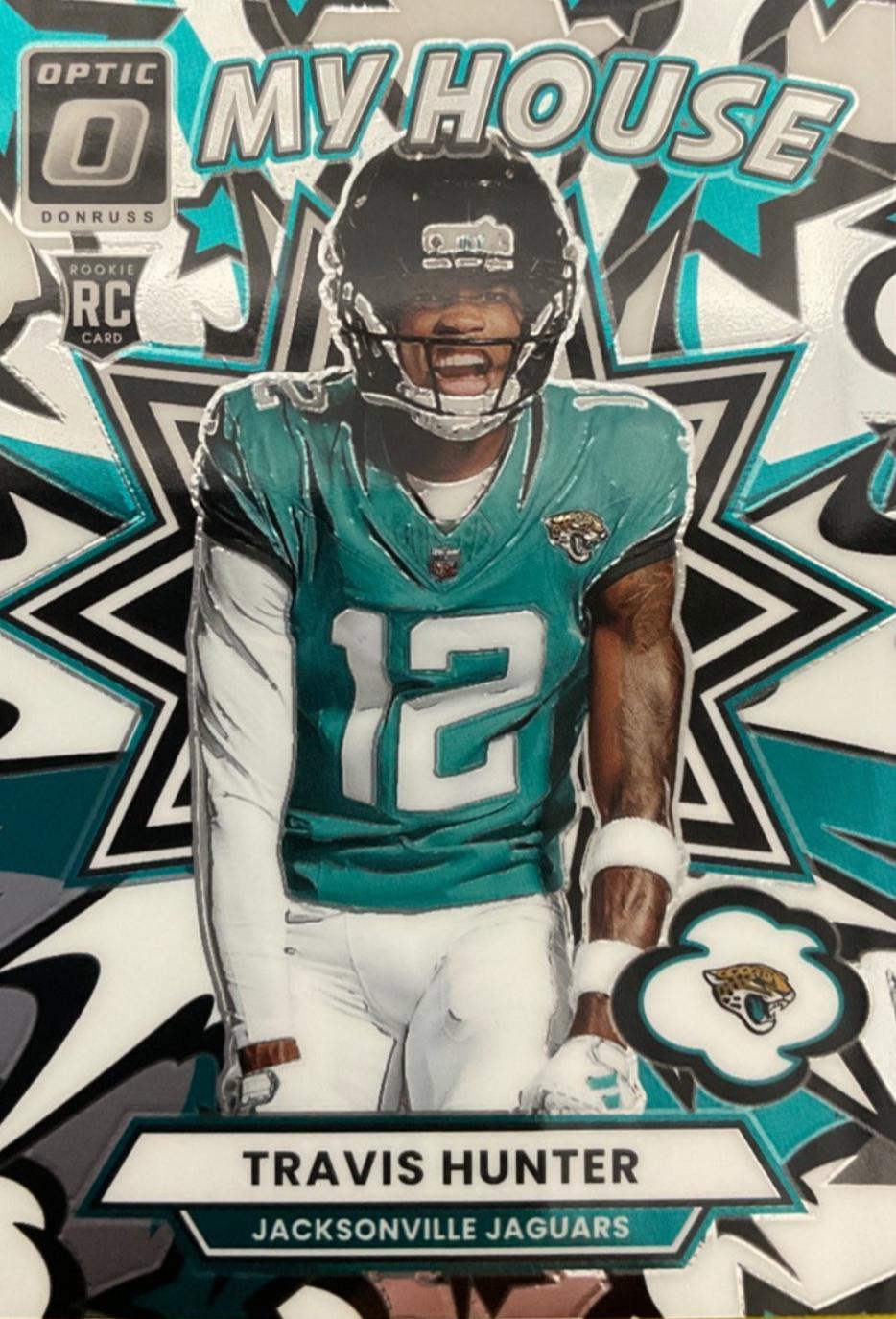 2025 Panini Donruss Optic My House Travis Hunter #3 card