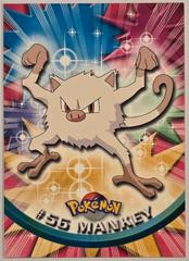 Mankey #56 from Pokemon 2000 Topps TV set