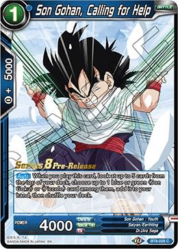 Son Gohan, Calling for Help BT8-028 Dragon Ball Super Malicious Machinations: Pre-Release Promos
