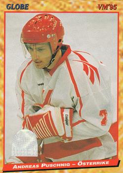 Andreas Puschnig #185 1995 Semic Globe Vm Hockey