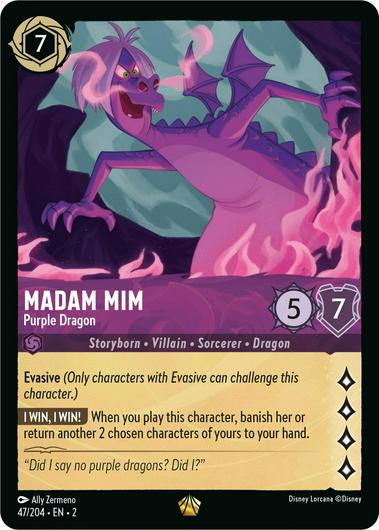 Madam Mim - Purple Dragon #47 Cover Art