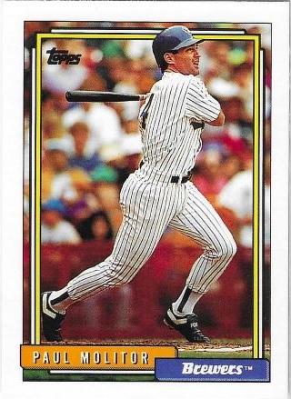 Paul Molitor #600 Baseball Cards 1992 Topps