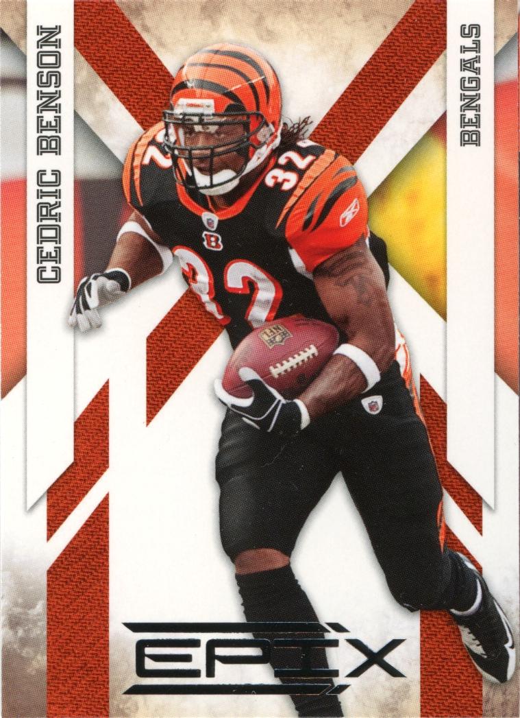 Cedric Benson #20 Football Cards 2010 Panini Epix