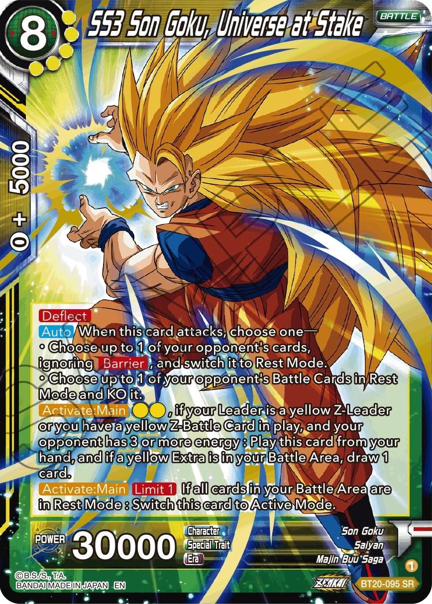 SS3 Son Goku, Universe at Stake BT20-095 Dragon Ball Super Power Absorbed