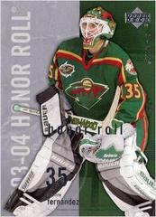 Manny Fernandez #40 Hockey Cards 2003 Upper Deck Honor Roll Prices