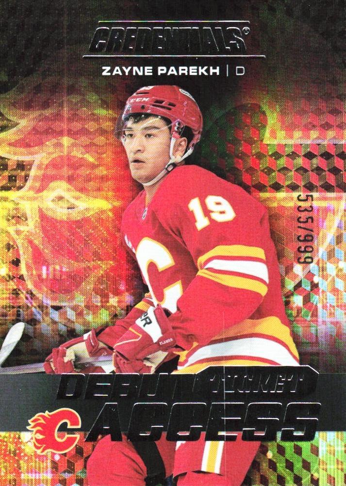 Zayne Parekh #123 2025-26 Upper Deck Credentials Hockey