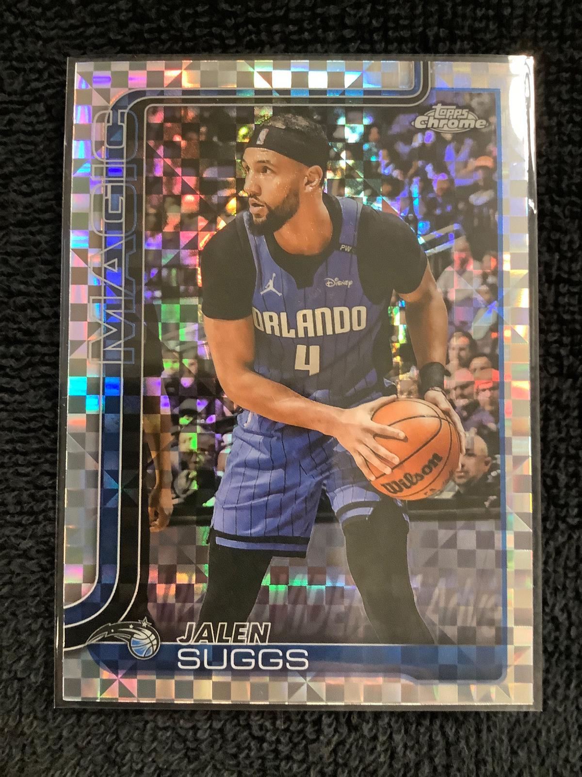 2025 Topps Chrome Jalen Suggs [X-Fractor] #115 card