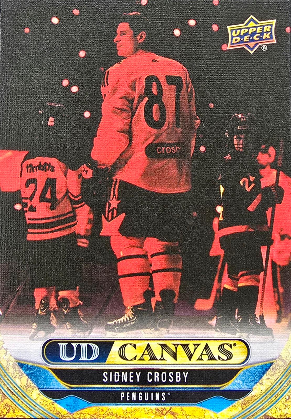 Sidney Crosby #C-66 2024-25 Upper Deck Hockey UD Canvas