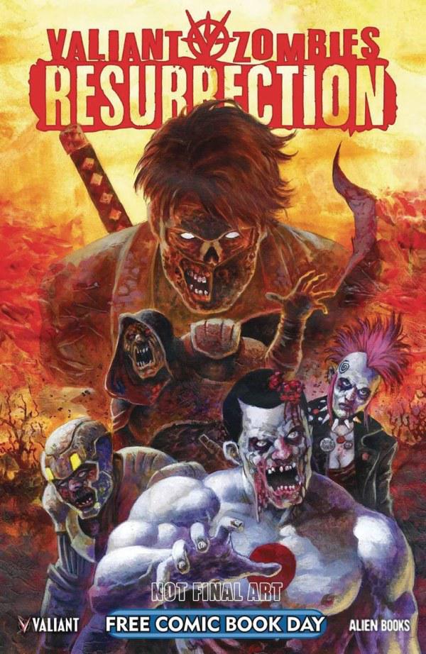 Valiant Zombies – Resurrection #1 (2025) Comic Books Free Comic Book Day