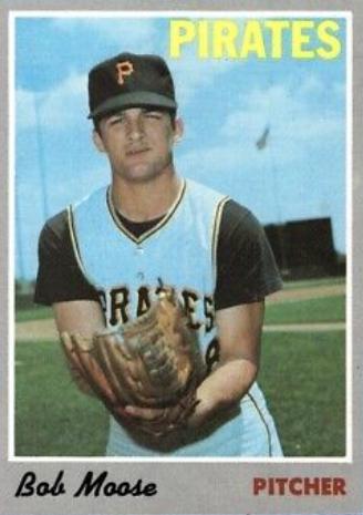 Bob Moose #110 Baseball Cards 1970 Topps