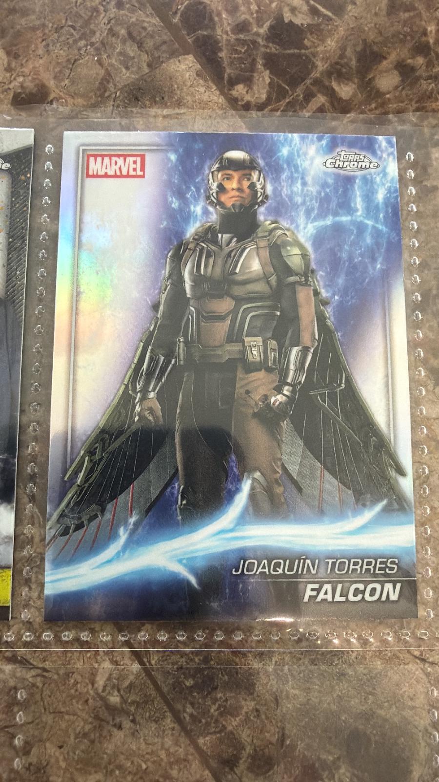 2025 Topps Chrome Studios Falcon [Rainbow Refractor] #168 card