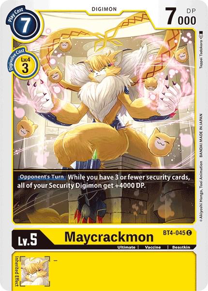 Maycrackmon front