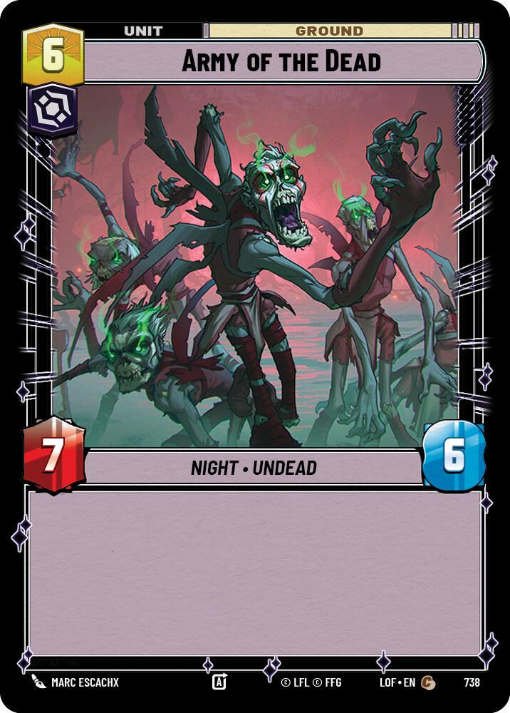 Army of the Dead [Foil] #738