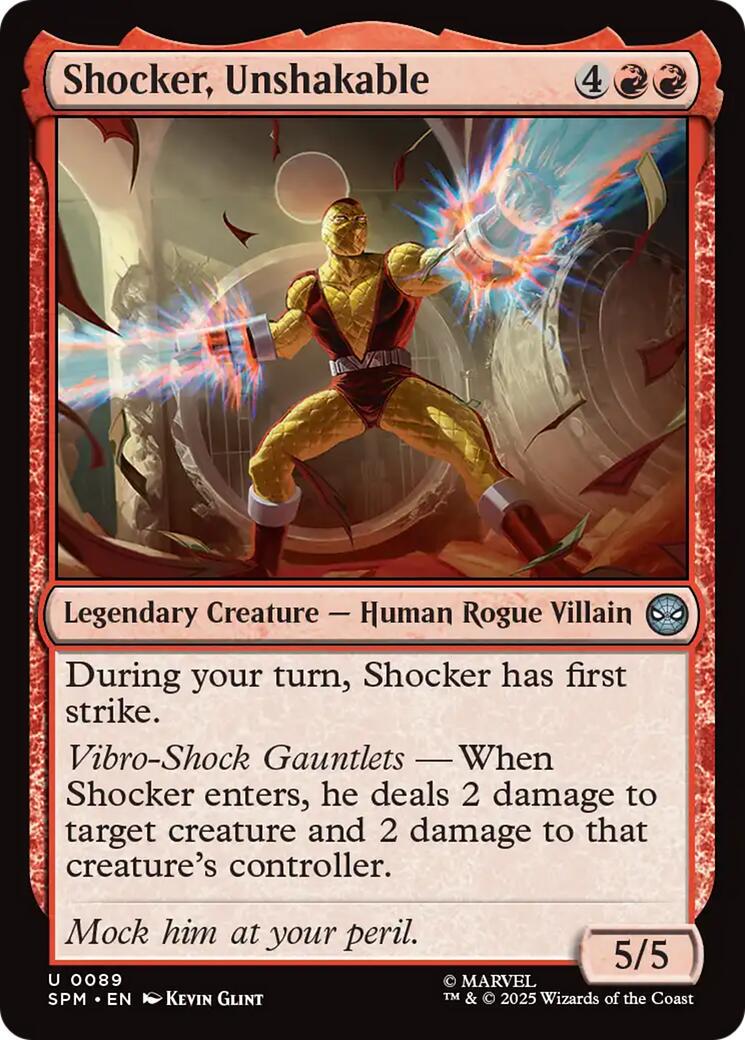 Shocker, Unshakable (Magic Marvel Spider-Man)