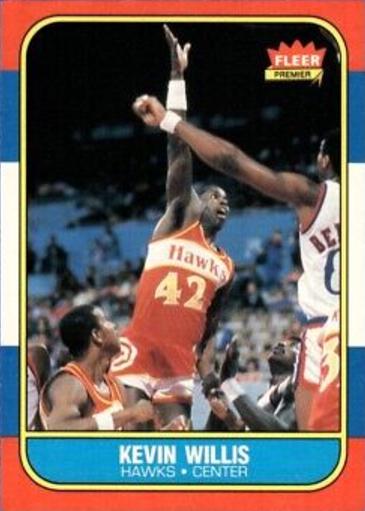 Kevin Willis #126 Basketball Cards 1986 Fleer
