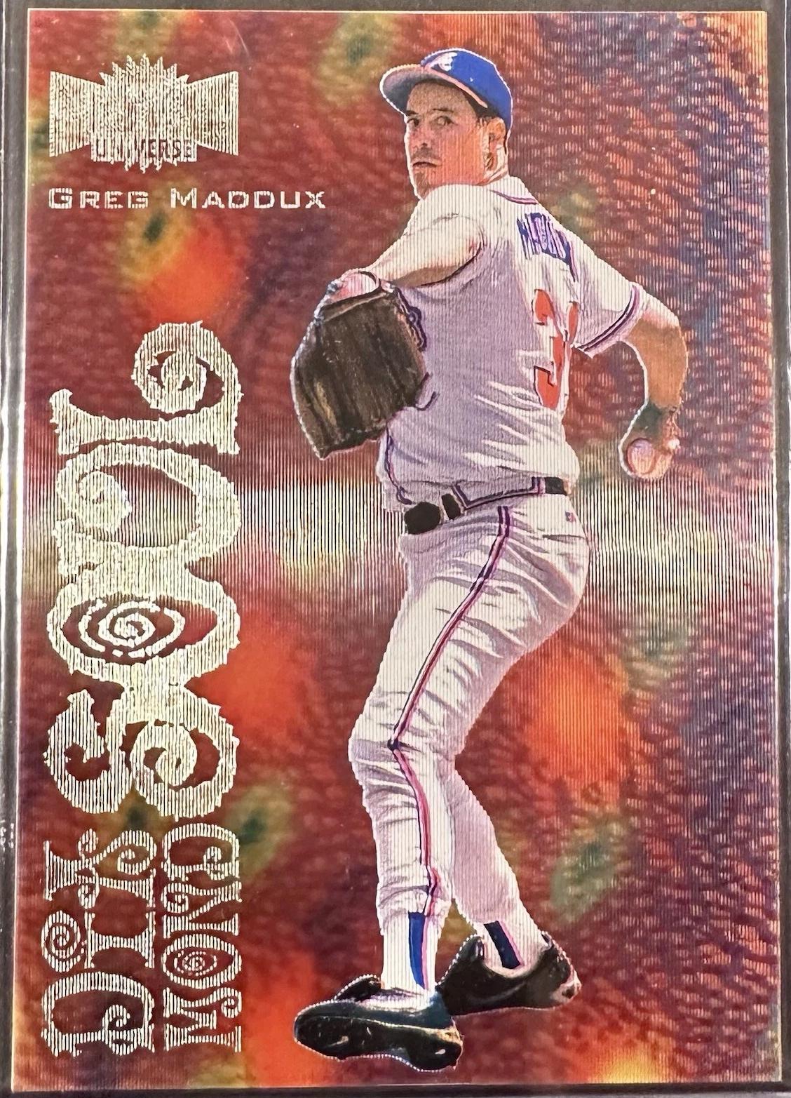 1999 Metal Universe Diamond Soul Greg Maddux #6 card
