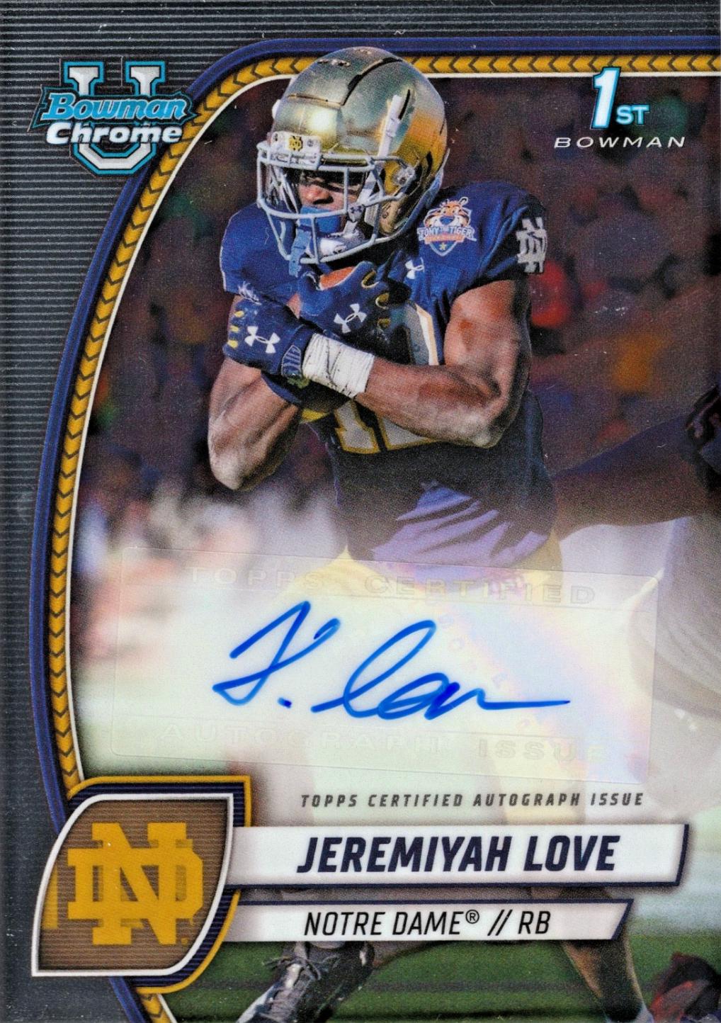2024 Jeremiyah Love #PA-JLO