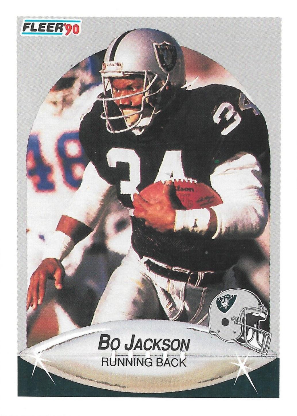 Bo Jackson #256 Football Cards 1990 Fleer