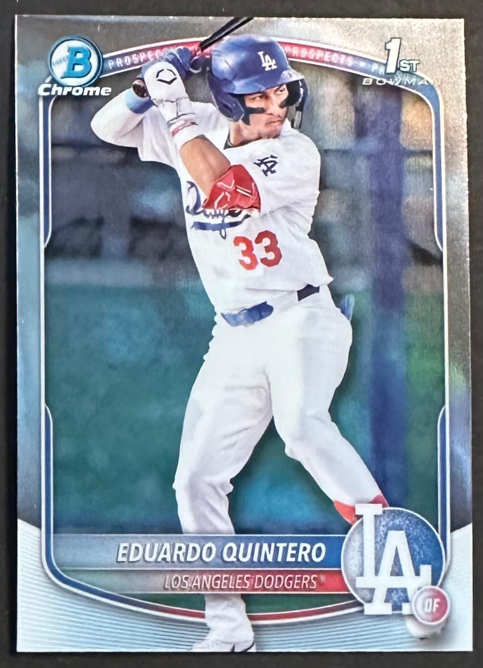 Eduardo Quintero #BCP-115 Baseball Cards 2025 Bowman Chrome Prospects